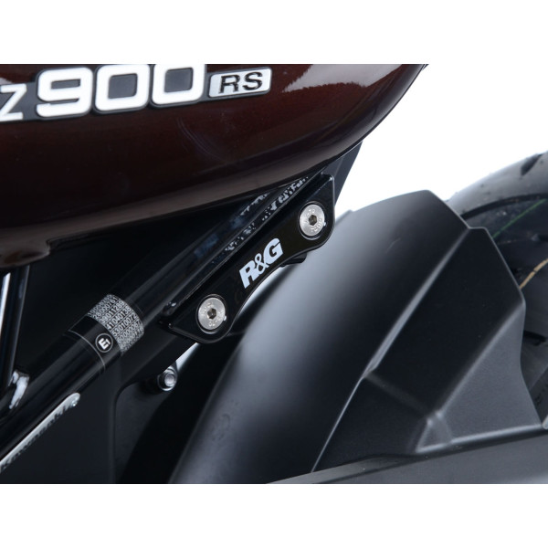 R&G Rear Foot Rest Blanking Plates for Kawasaki Z900 '17- and Z900RS '18-